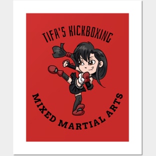 Chibi Tifas Kickboxing Final Fantasy 7 Tifa Lockhart Posters and Art